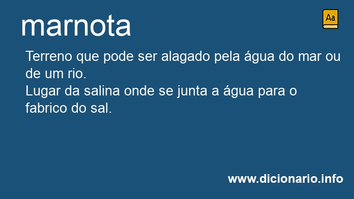 Significado de marnotas