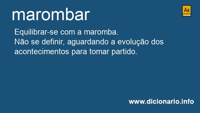 Significado de marombam