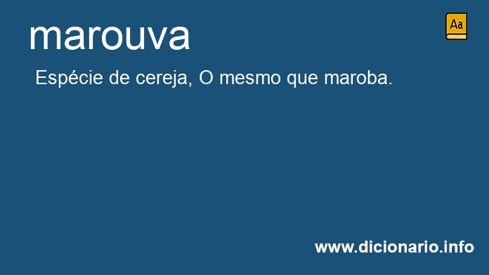 Significado de marouva