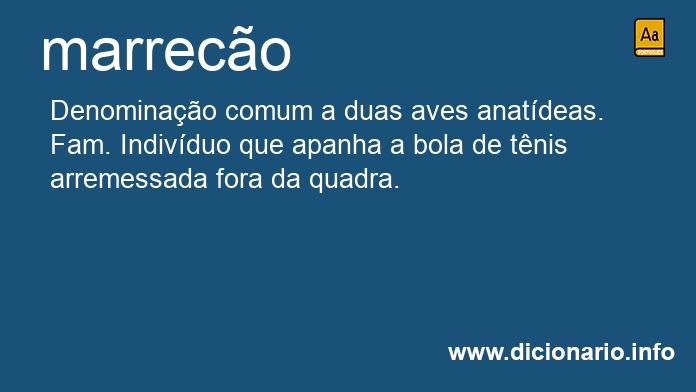 Significado de marreco
