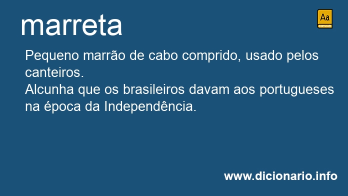 Significado de marreta