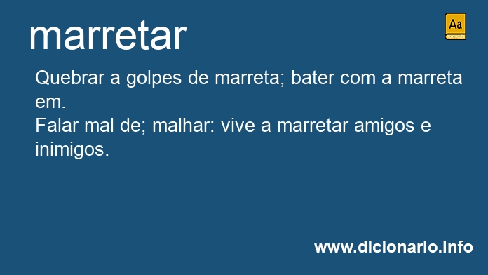 Significado de marreto