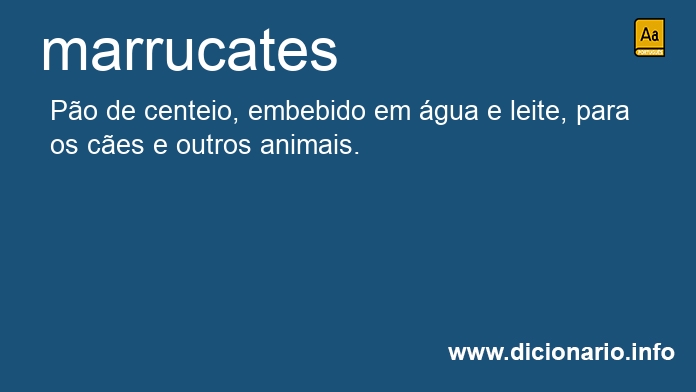 Significado de marrucates