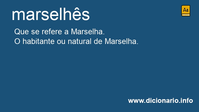 Significado de marselhs