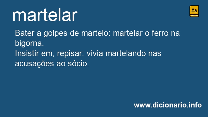 Significado de martelaram