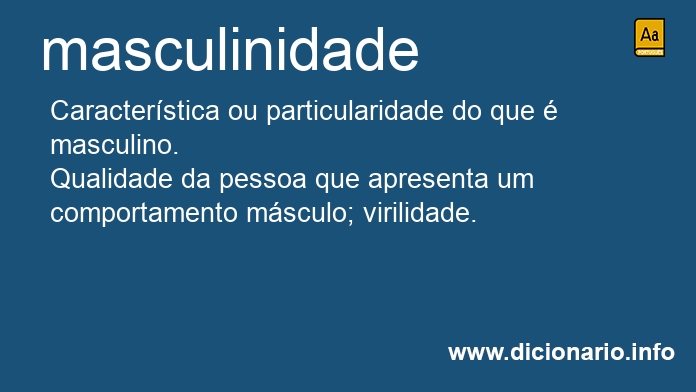 Significado de masculinidades
