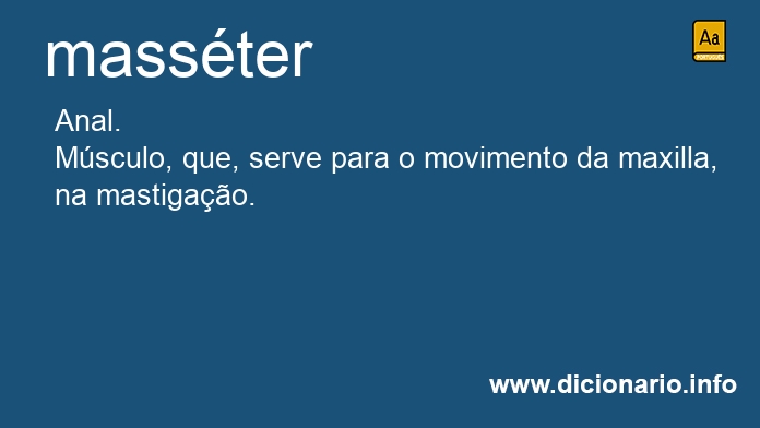 Significado de masster