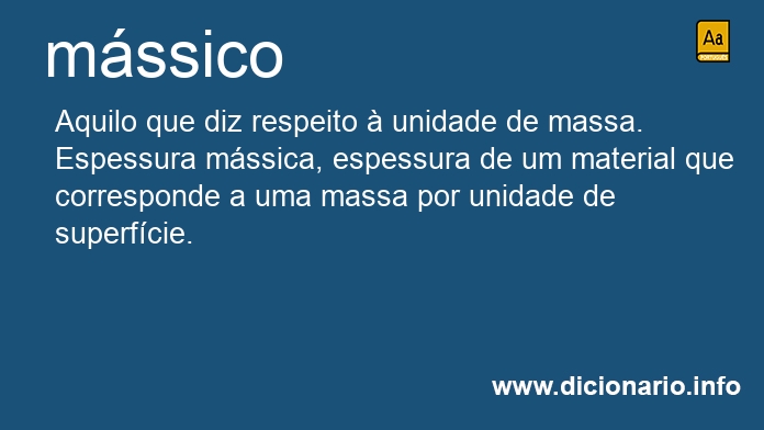 Significado de mssico