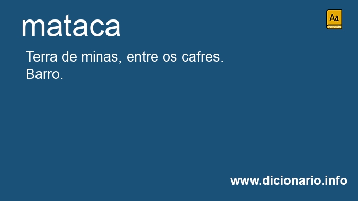 Significado de mataca