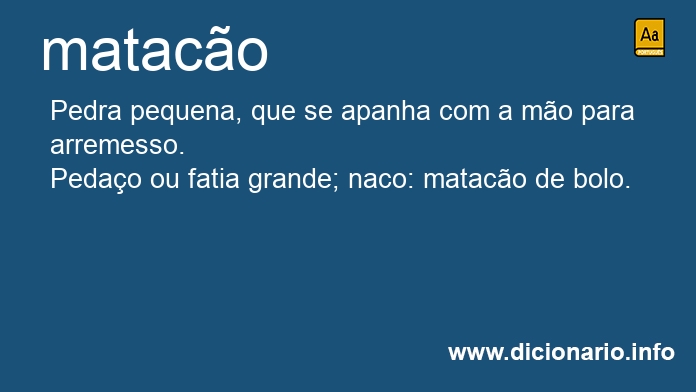 Significado de mataco
