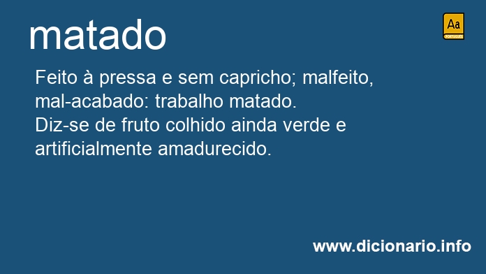 Significado de matada