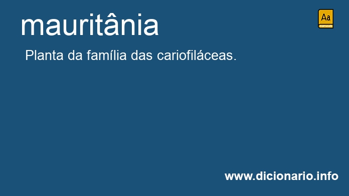 Significado de mauritnia