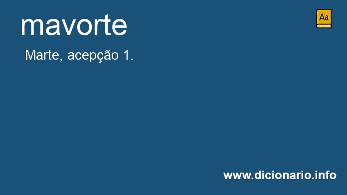 Significado de mavortes