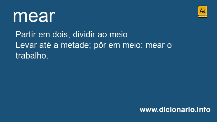 Significado de mear