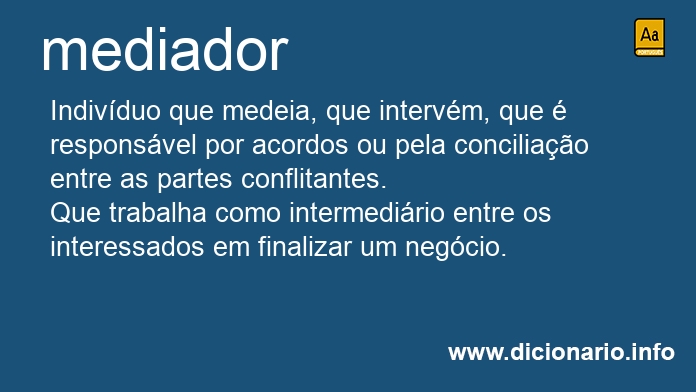 Significado de mediadores