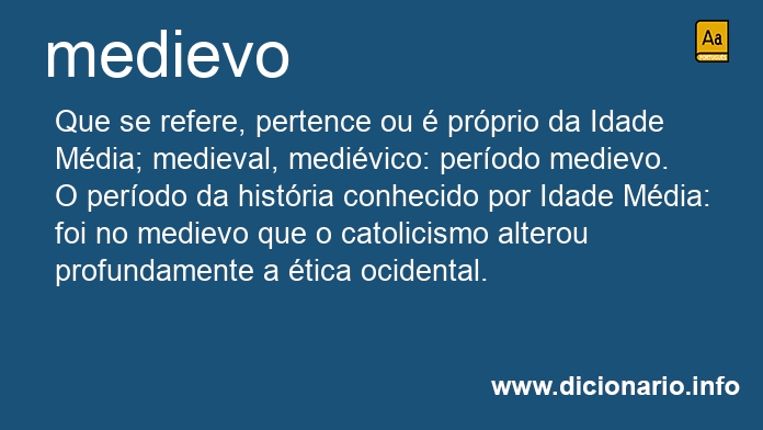 Significado de medieva