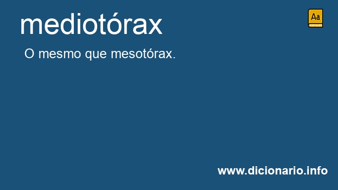 Significado de mediotrax