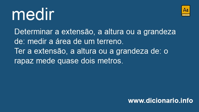 Significado de mediremos