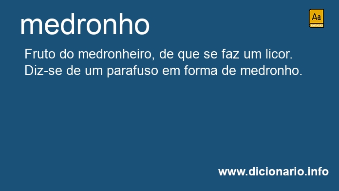 Significado de medronha