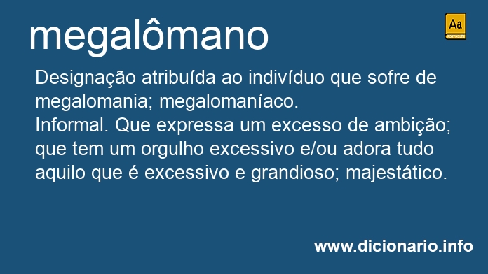 Significado de megalmana
