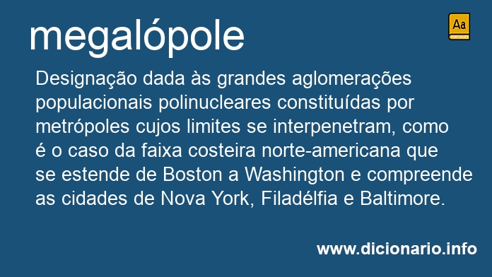 Significado de megalpoles