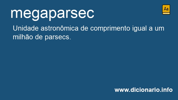 Significado de megaparsec