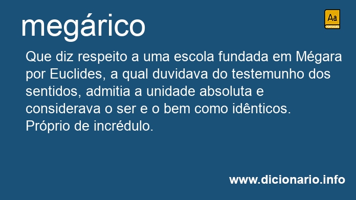 Significado de megrico