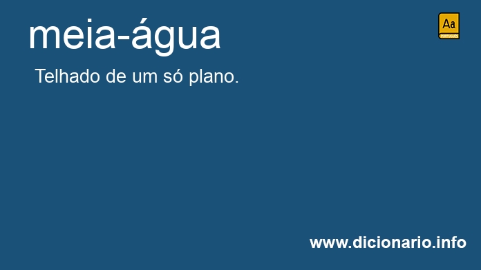 Significado de meia-gua