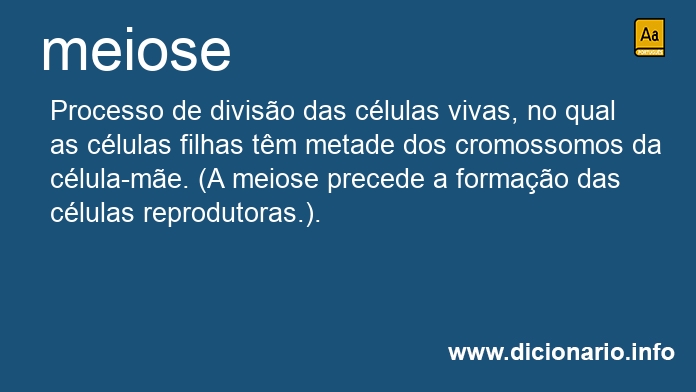 Significado de meioses