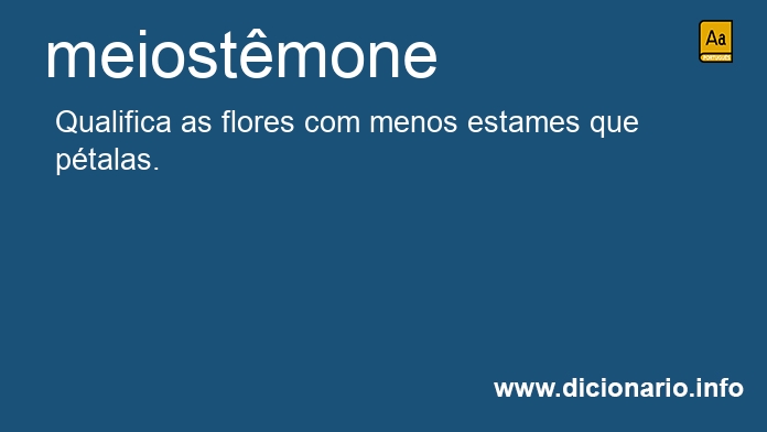 Significado de meiostmone
