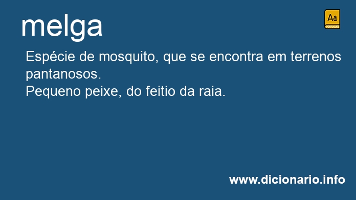 Significado de melgas