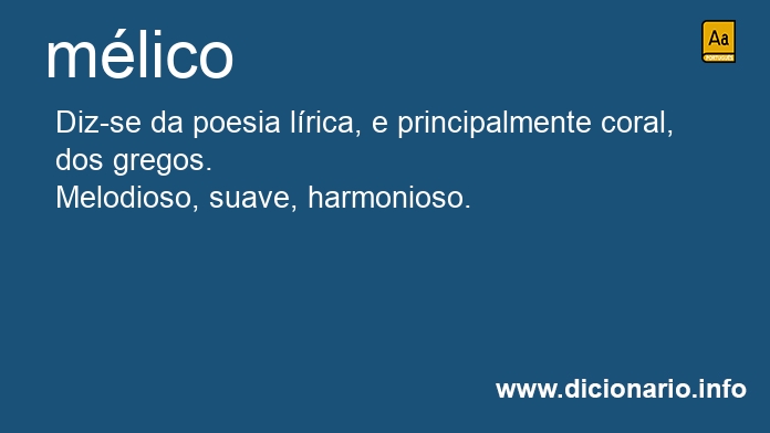 Significado de mlico