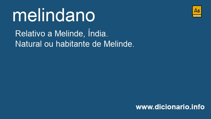 Significado de melindana