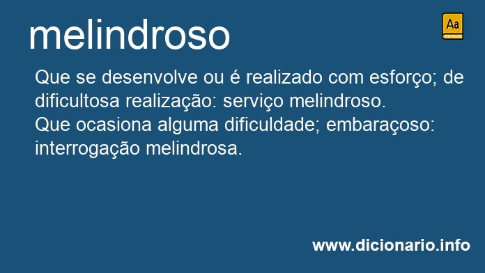 Significado de melindroso