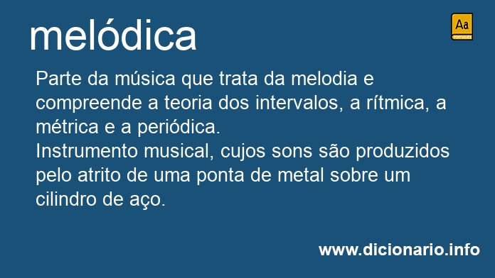 Significado de meldica