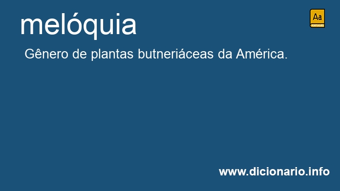 Significado de melquia