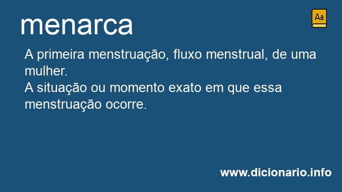 Significado de menarca