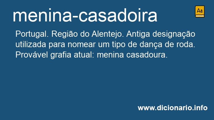 Significado de menina-casadoira