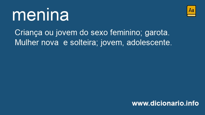 Significado de menina