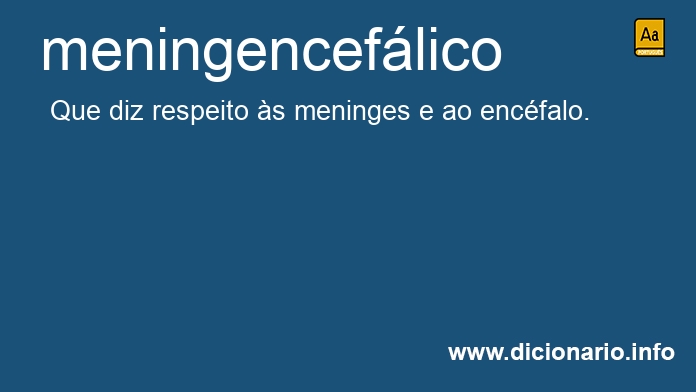 Significado de meningenceflico