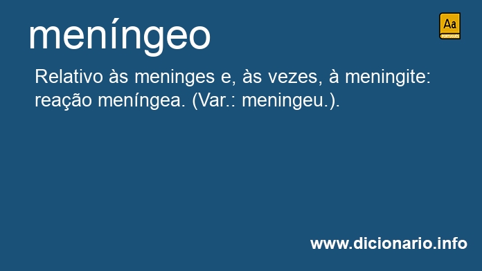 Significado de menngeo