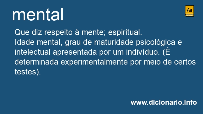 Significado de mental