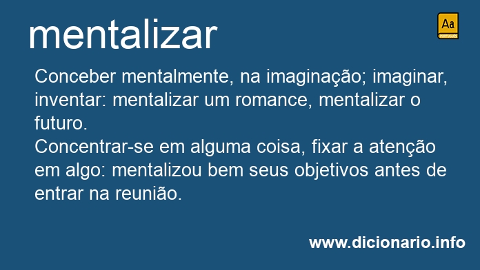 Significado de mentalizasses
