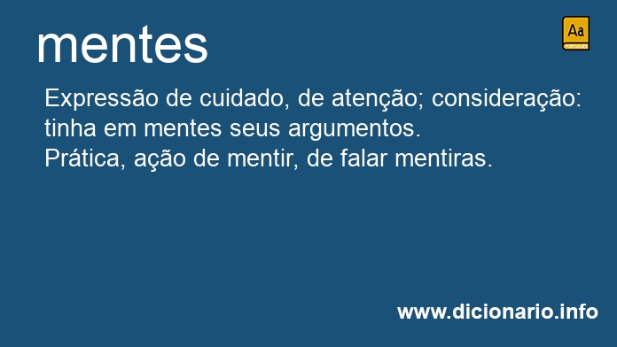 Significado de mentes