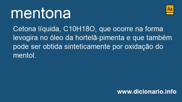Significado de mentona