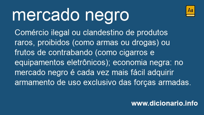 Significado de mercado negro