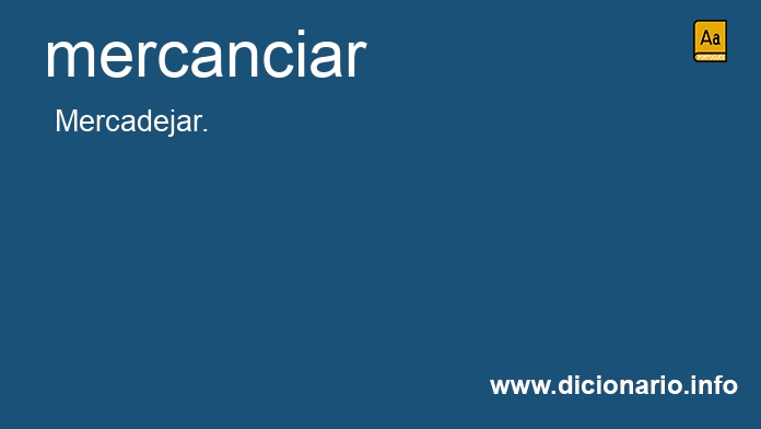 Significado de mercancias