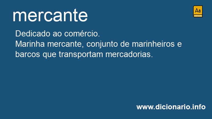 Significado de mercante