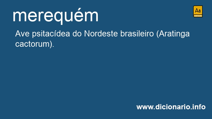 Significado de merequm