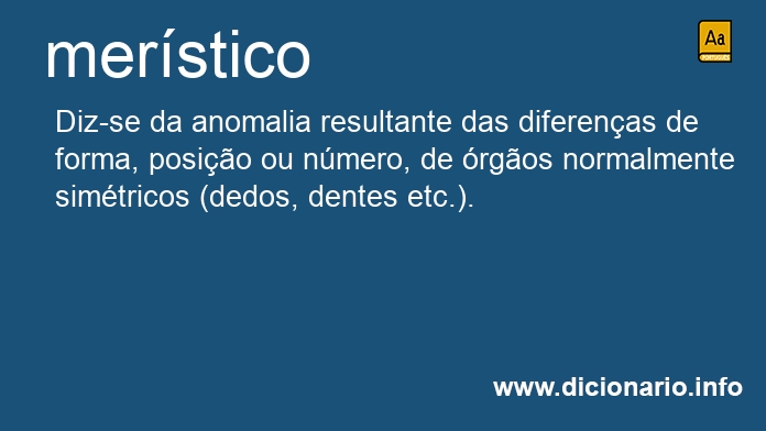 Significado de merstico